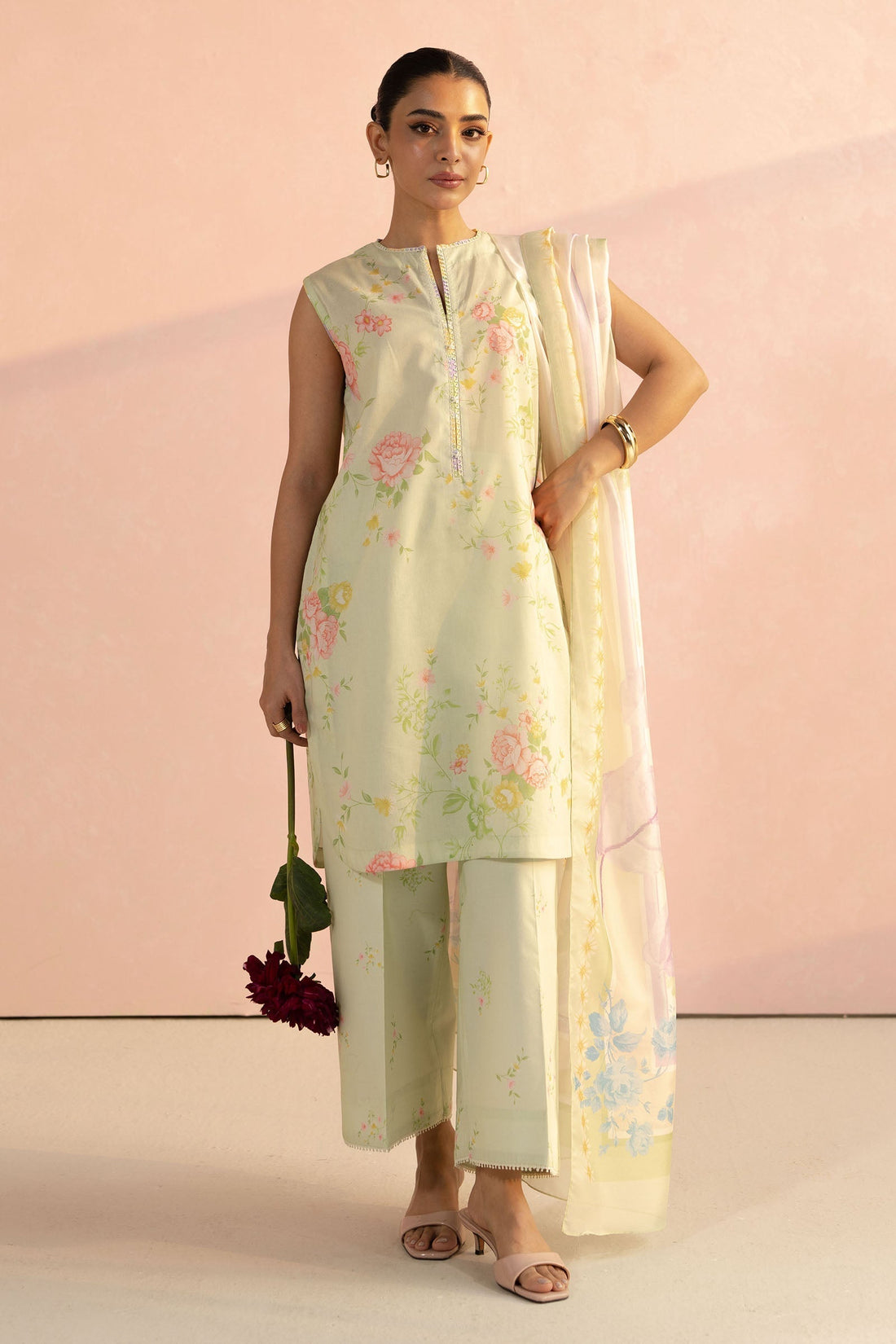 Zara Shahjahan | Coco Prints 25 | Mia-5A - House Of Hania