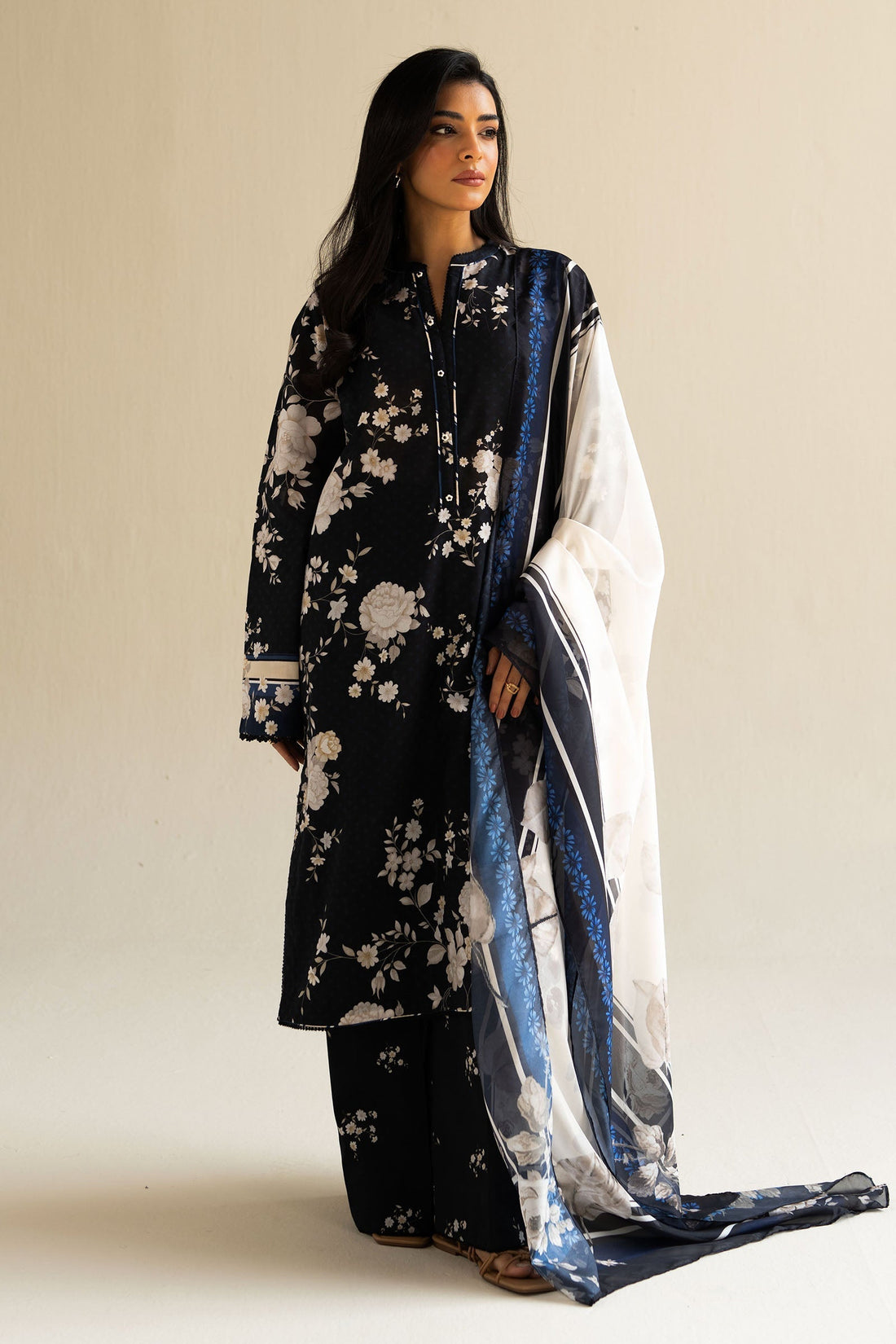 Zara Shahjahan | Coco Prints 25 | Mia-5B - House Of Hania