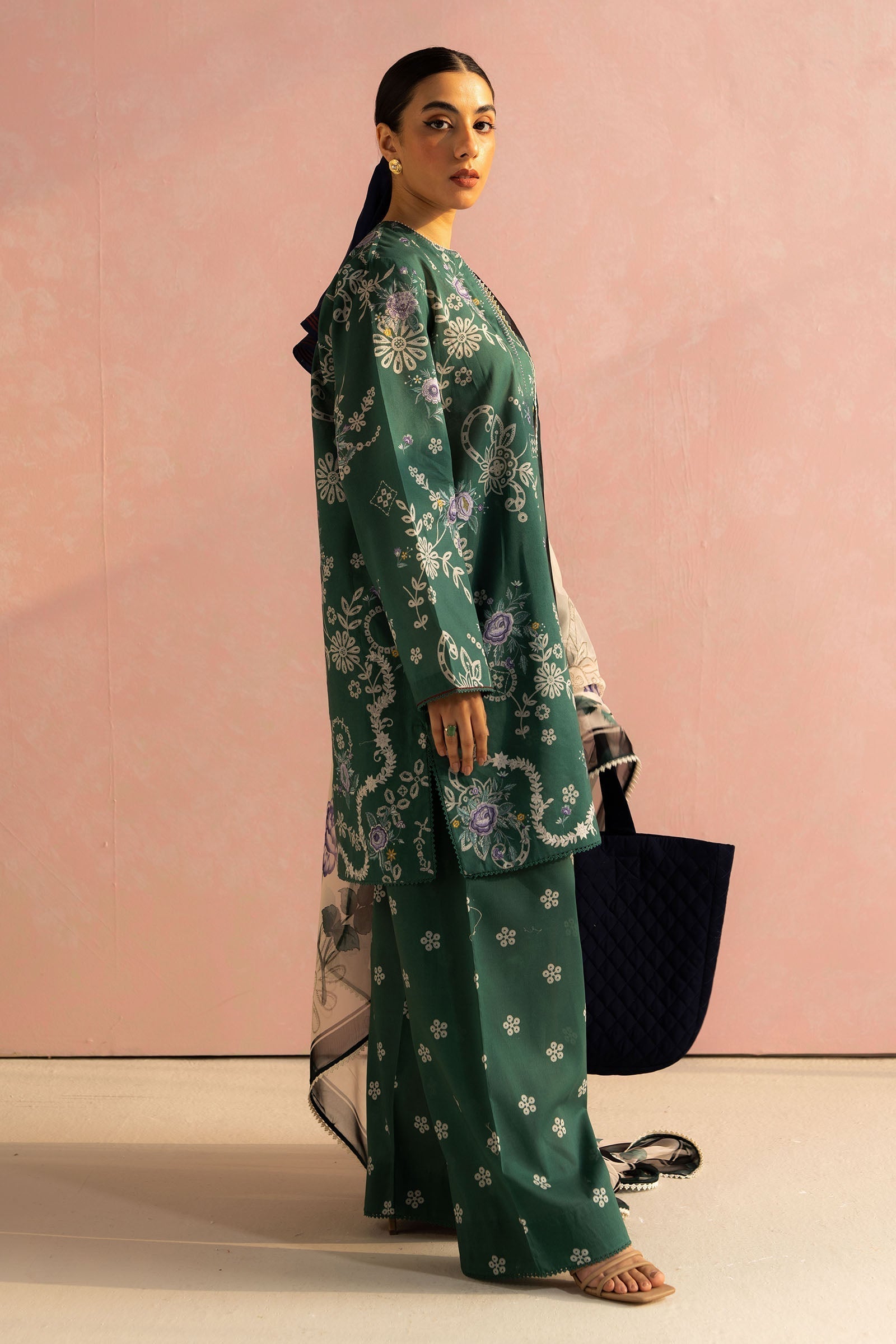 Zara Shahjahan | Coco Prints 25 | Nora-8B - House Of Hania