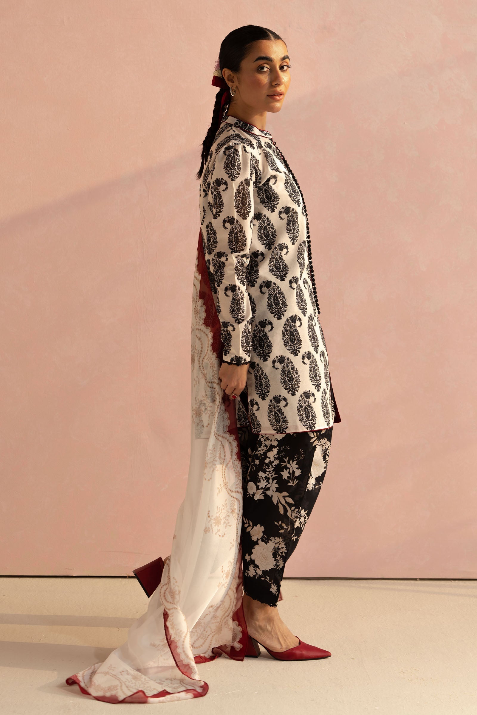 Zara Shahjahan | Coco Prints 25 | Paisley-6A - House Of Hania