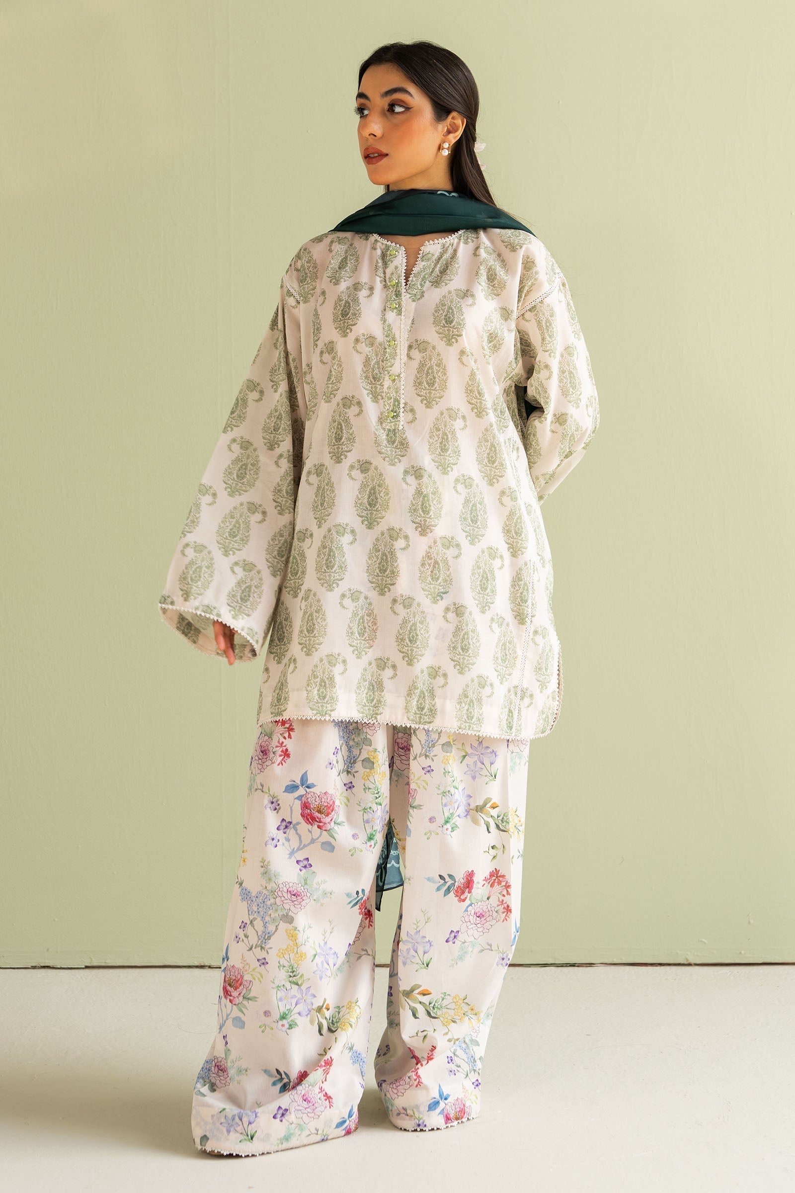 Zara Shahjahan | Coco Prints 25 | Paisley-6B - House Of Hania