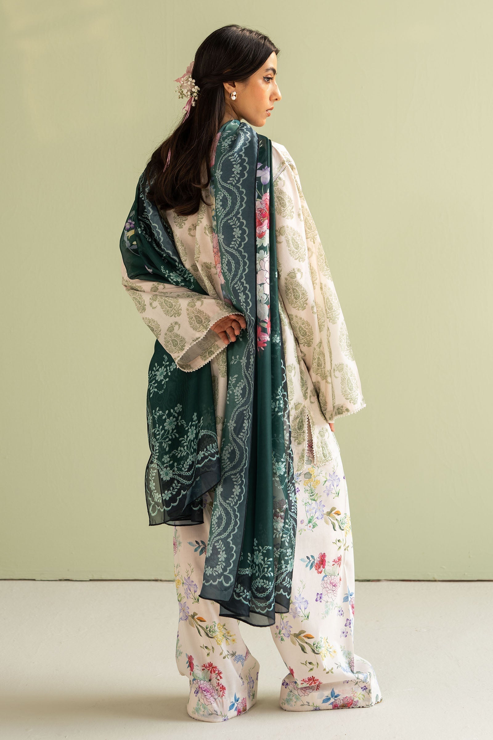 Zara Shahjahan | Coco Prints 25 | Paisley-6B - House Of Hania