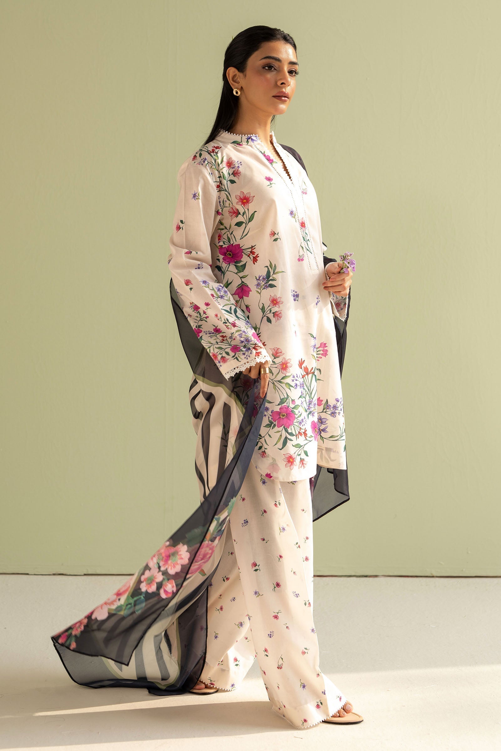 Zara Shahjahan | Coco Prints 25 | Reena-4B - House Of Hania