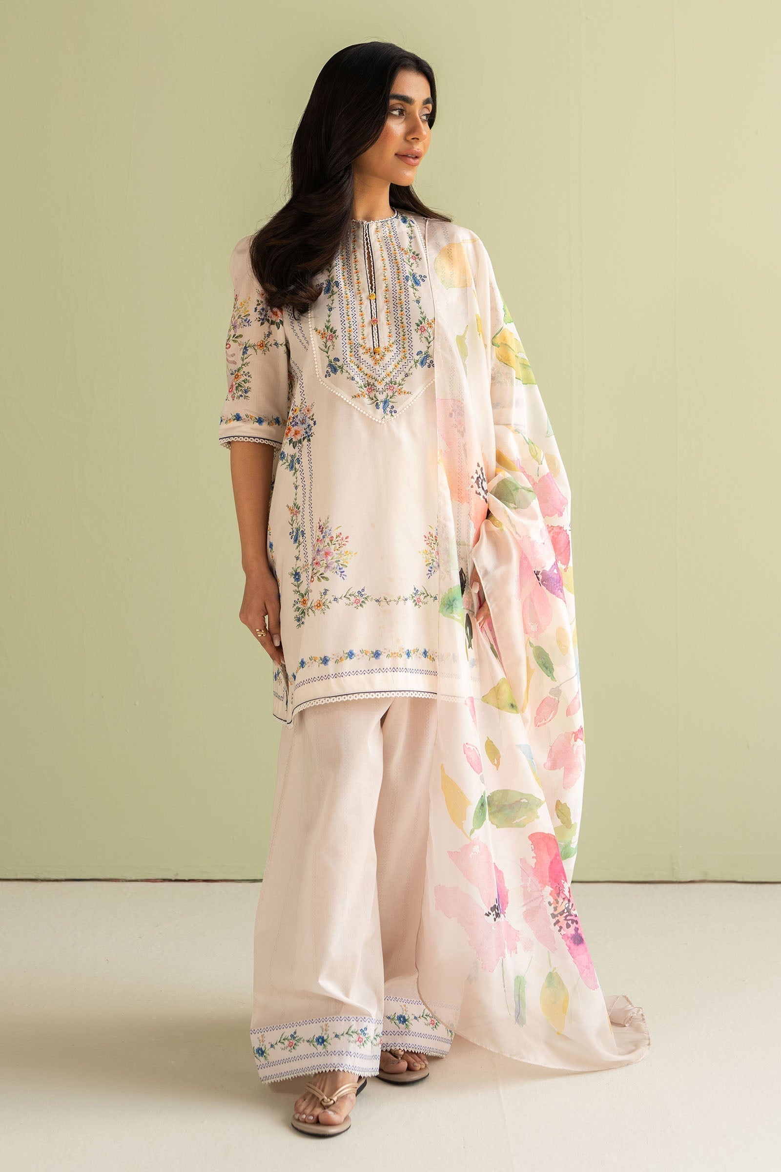 Zara Shahjahan | Coco Prints 25 | Ria-3A - House Of Hania