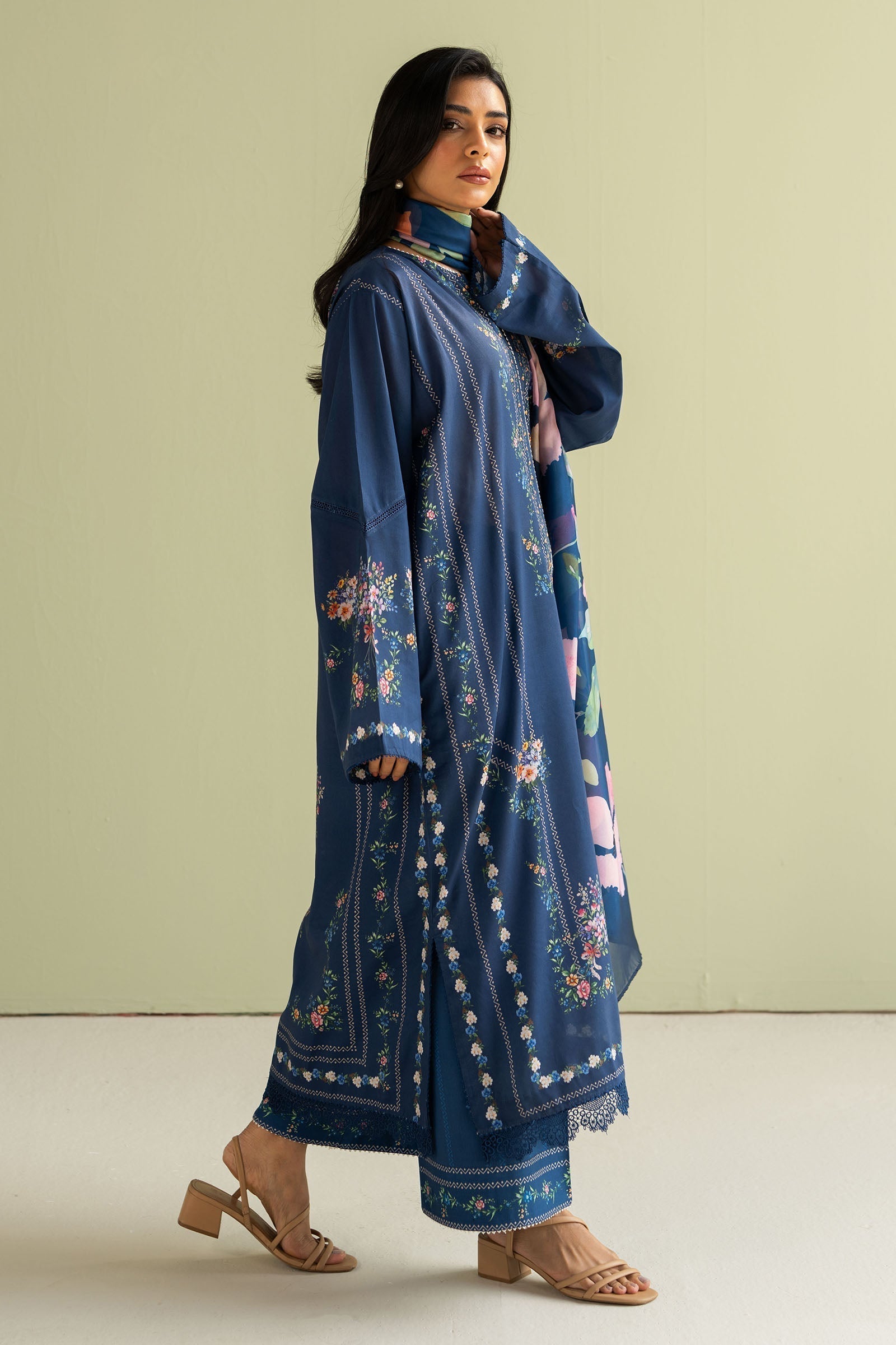 Zara Shahjahan | Coco Prints 25 | Ria-3B - House Of Hania