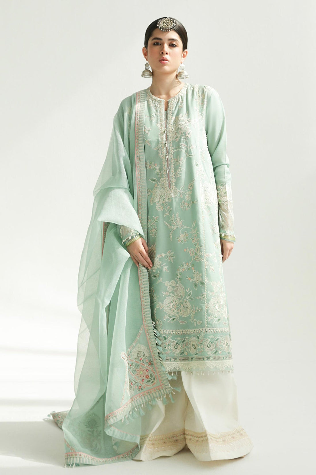 Zara Shahjahan | Luxury Lawn 24 | AMIRA-5B - House Of Hania