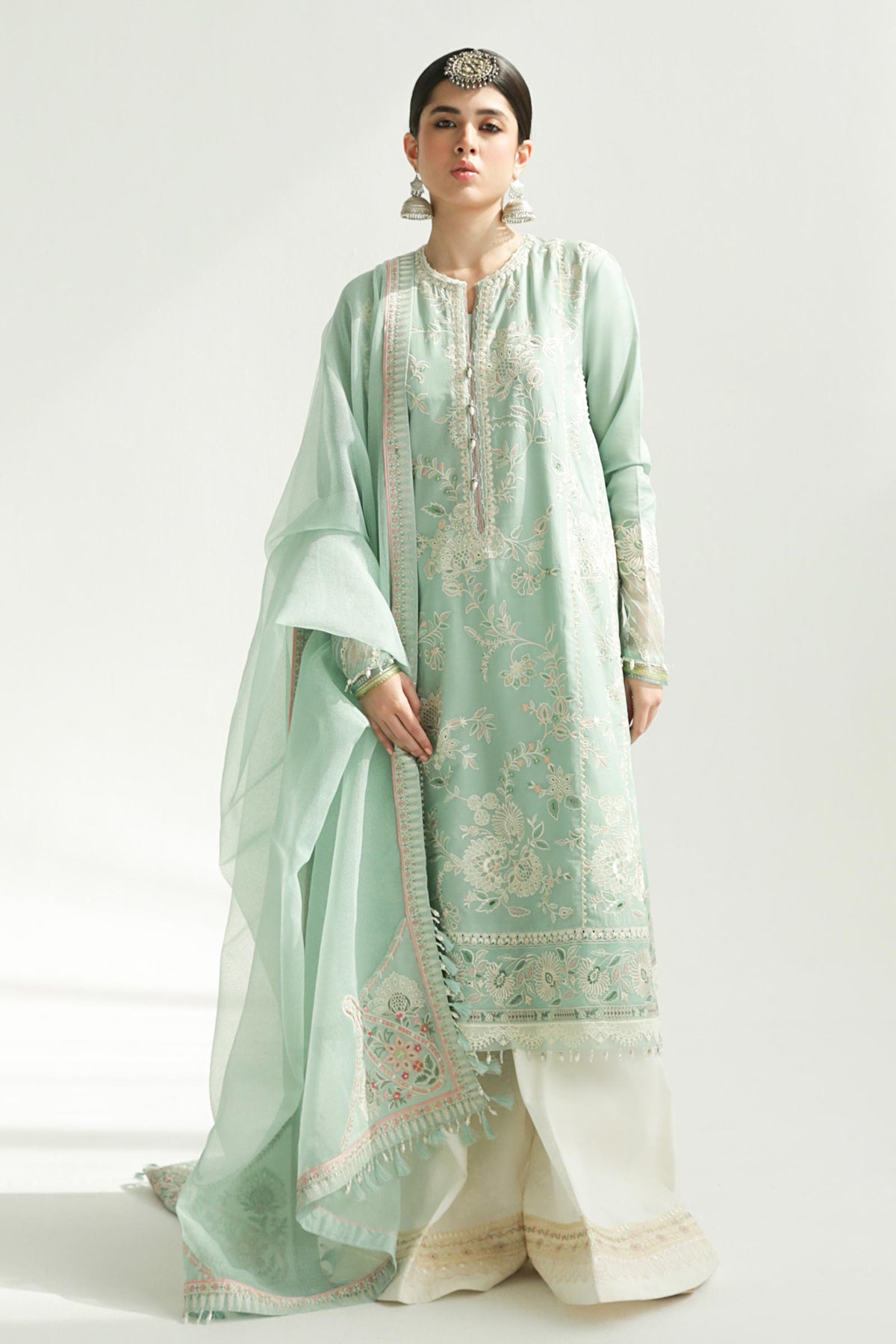 Zara Shahjahan | Luxury Lawn 24 | AMIRA-5B - House Of Hania