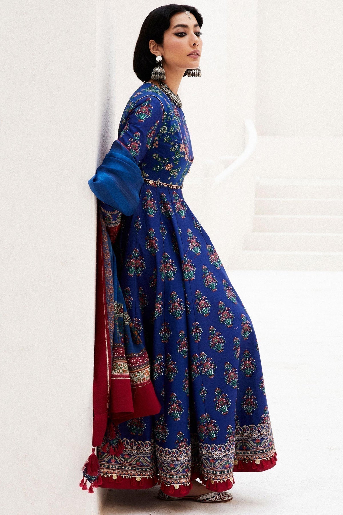 Zara Shahjahan | Luxury Lawn 24 | ANARKALI-11A - House Of Hania