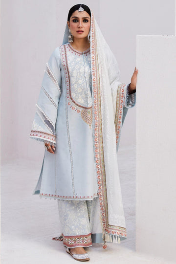 Zara Shahjahan | Luxury Lawn 24 | DILARA-15B - House Of Hania