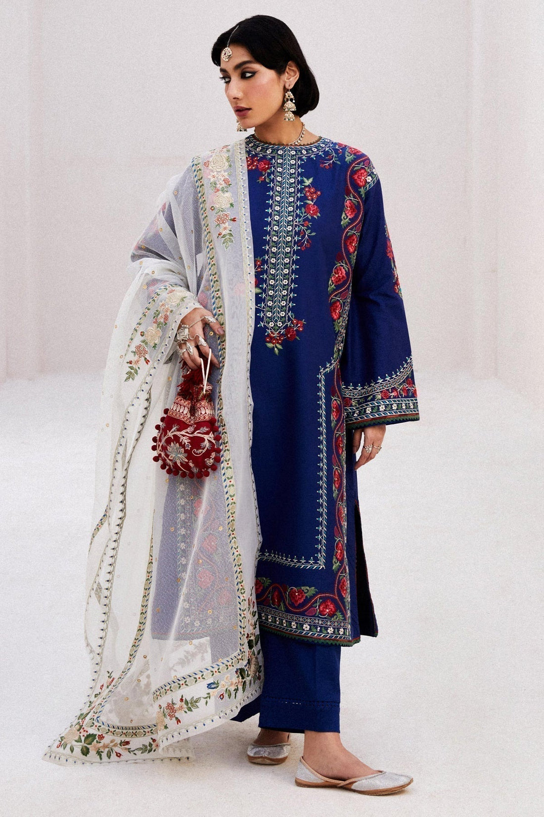 Zara Shahjahan | Luxury Lawn 24 | JIYA-6B - House Of Hania