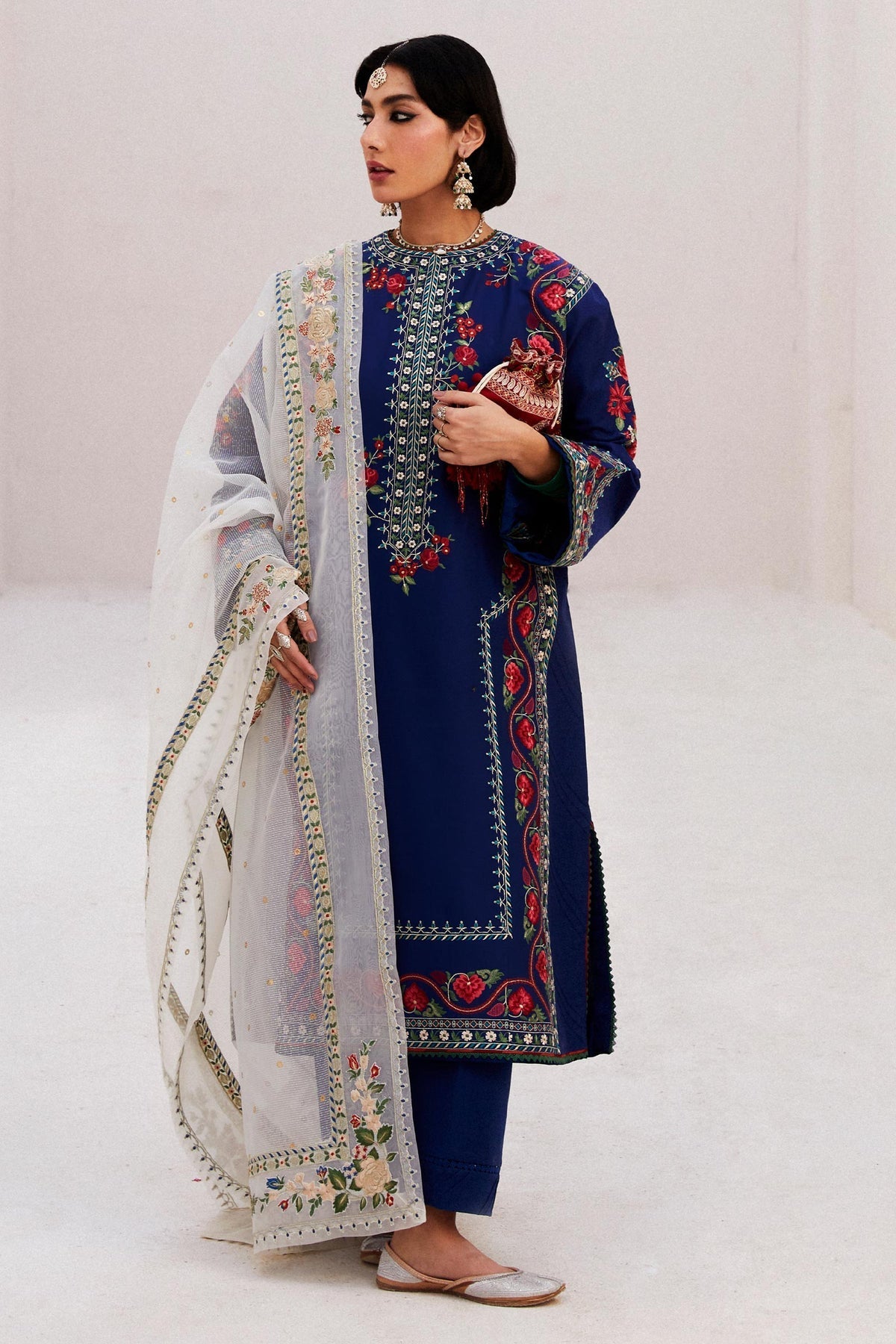 Zara Shahjahan | Luxury Lawn 24 | JIYA-6B - House Of Hania