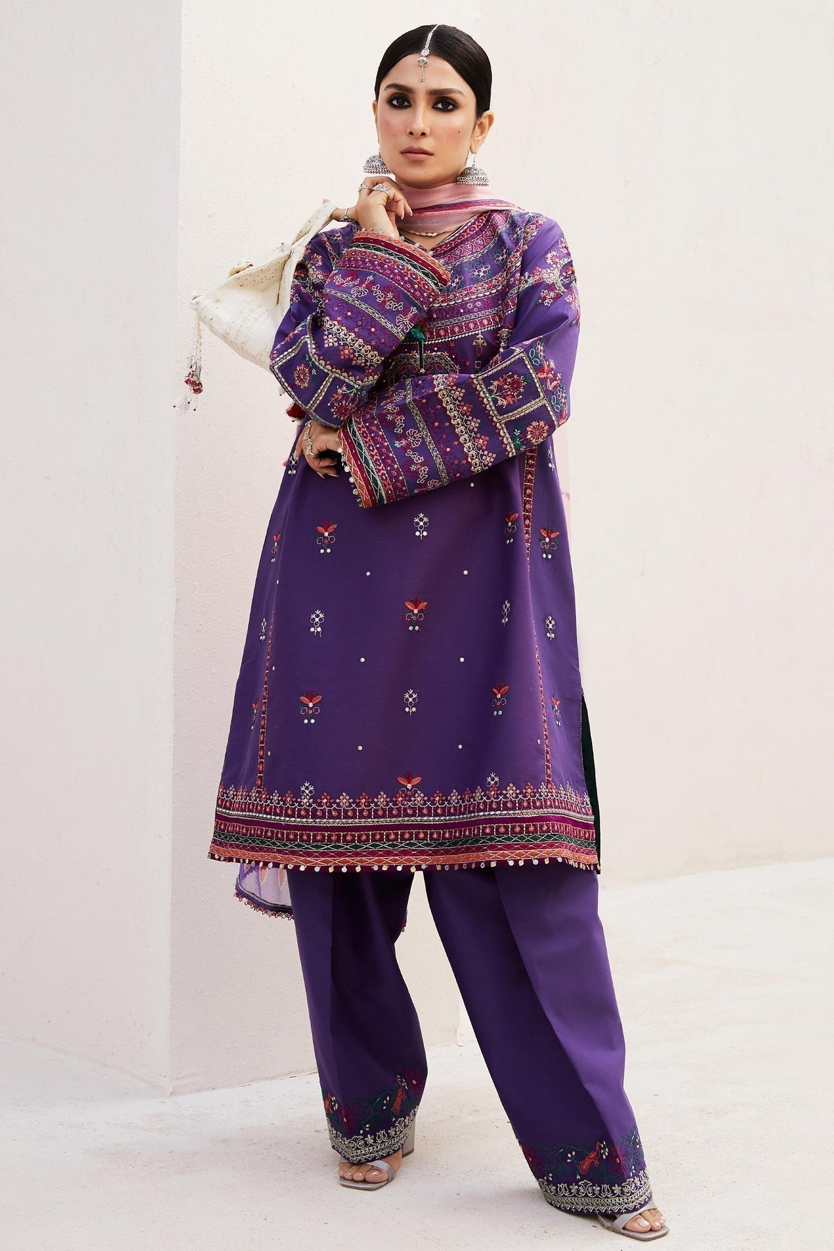 Zara Shahjahan | Luxury Lawn 24 | LAMIA-7B - House Of Hania