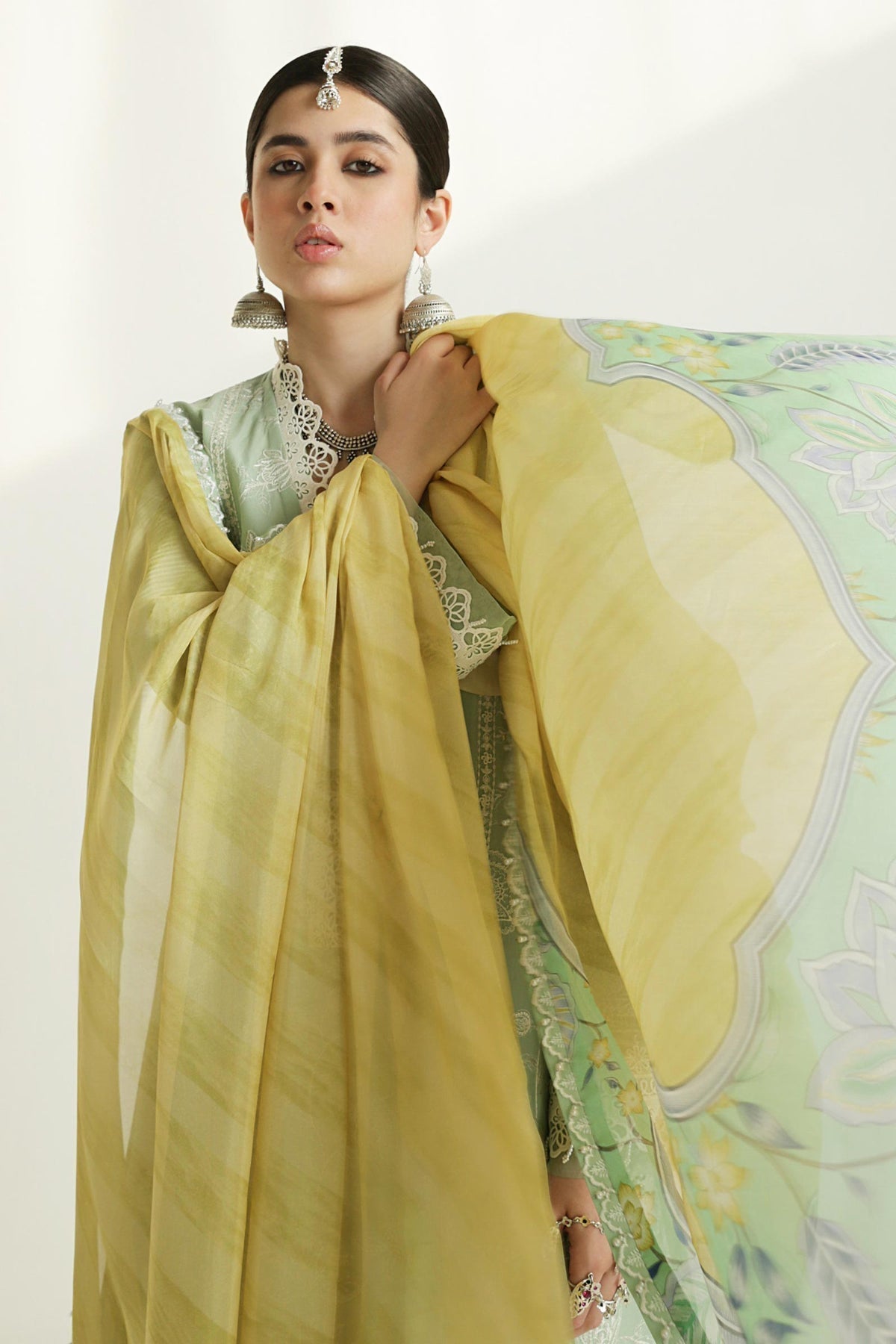 Zara Shahjahan | Luxury Lawn 24 | MAHI-1B - House Of Hania