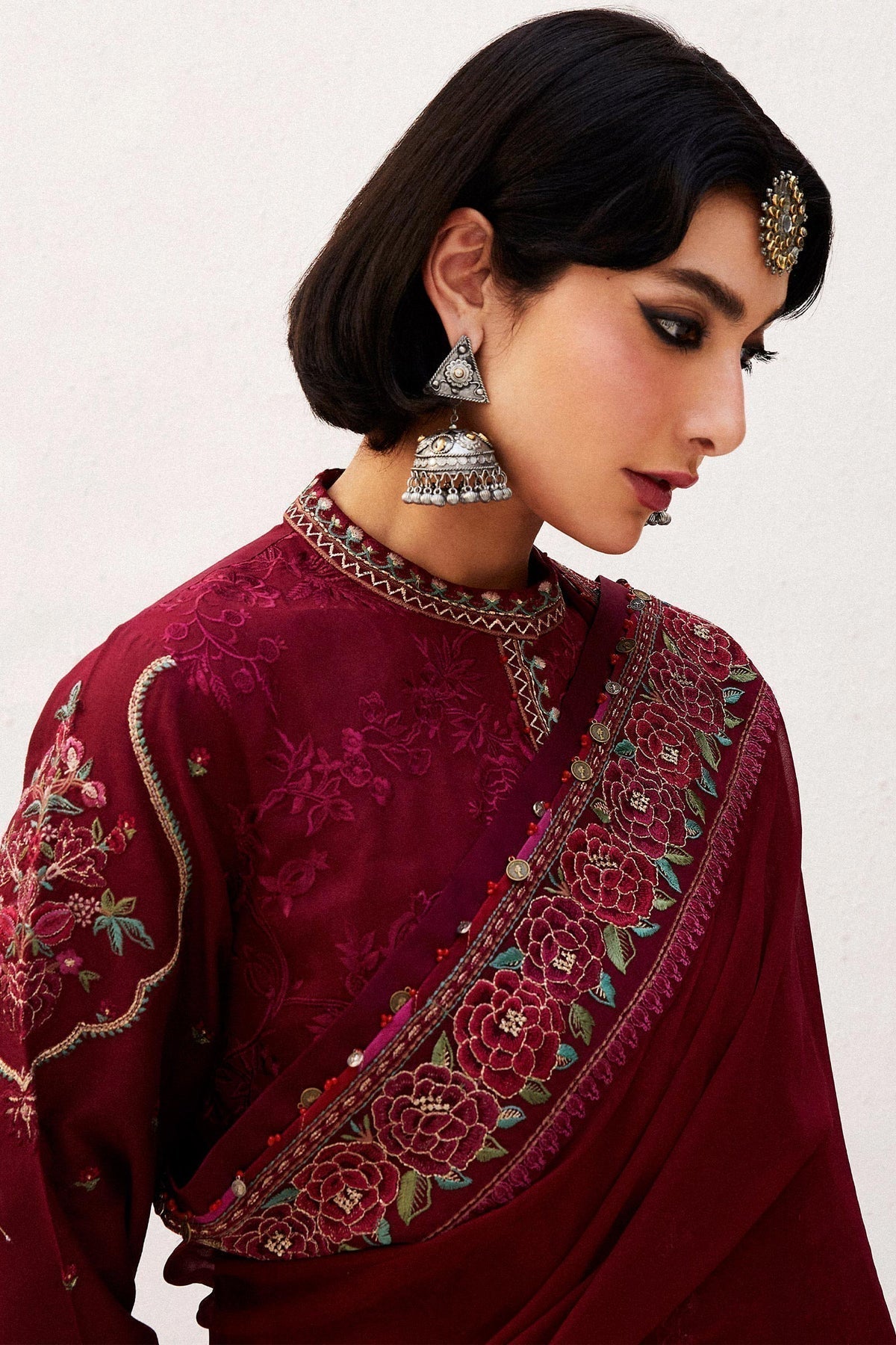 Zara Shahjahan | Luxury Lawn 24 | PARSA-9A - House Of Hania
