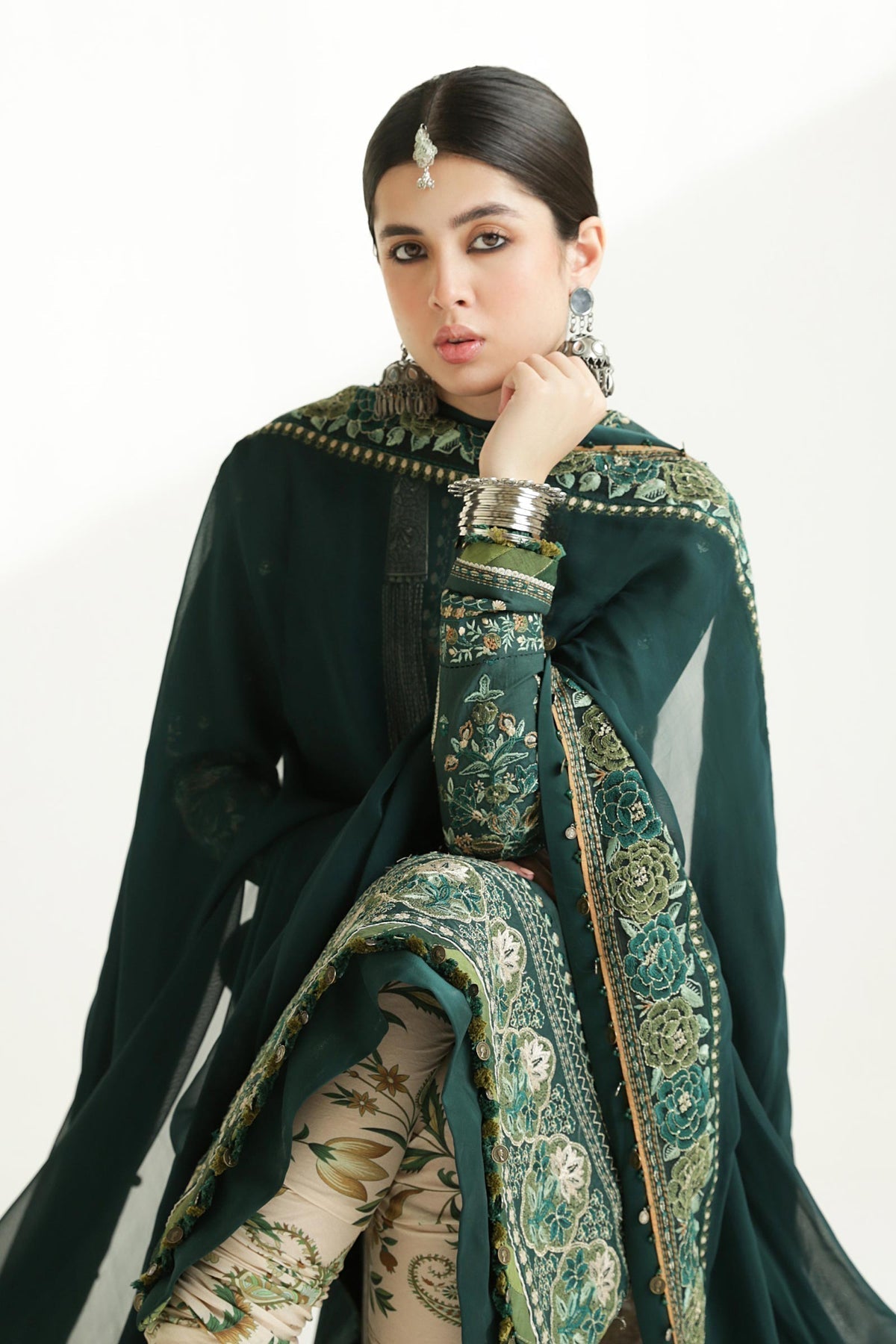 Zara Shahjahan | Luxury Lawn 24 | PARSA-9B - House Of Hania