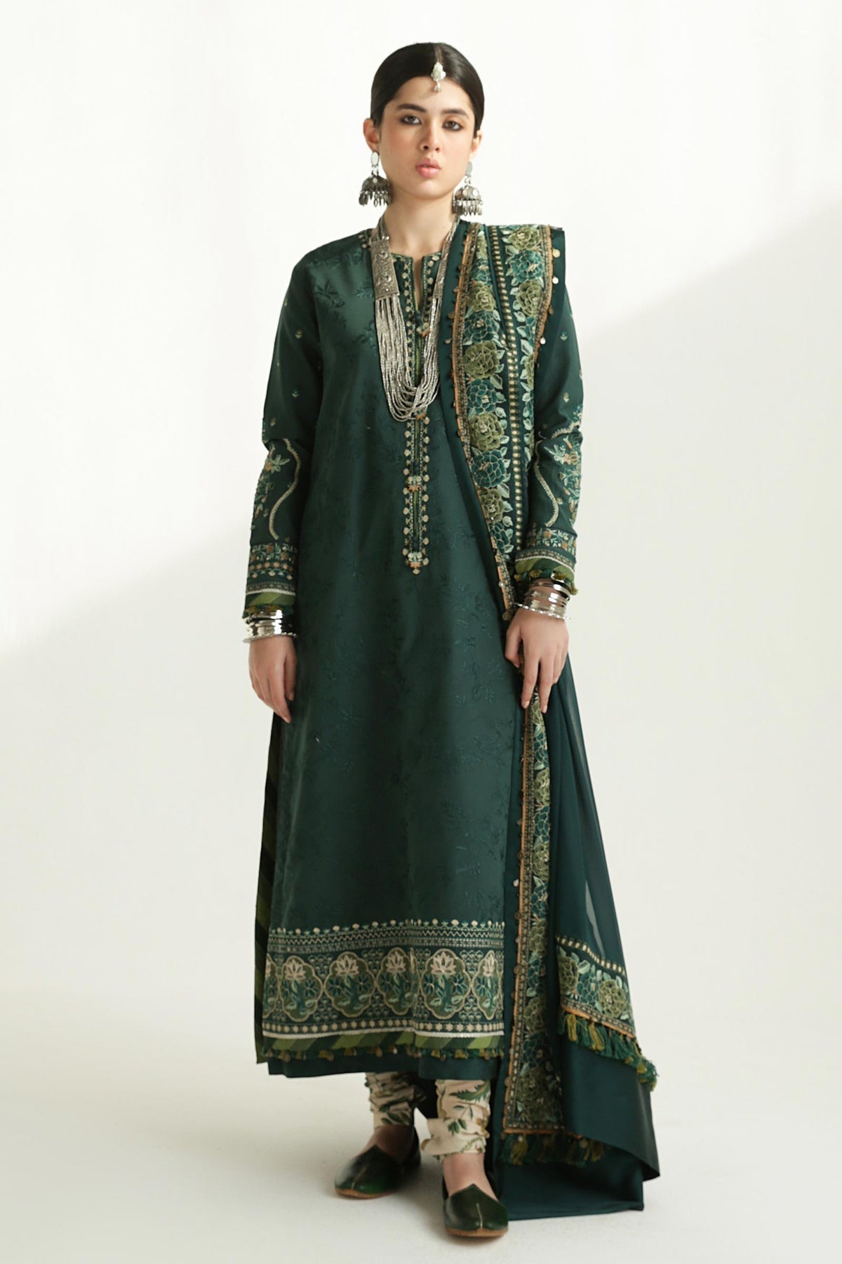 Zara Shahjahan | Luxury Lawn 24 | PARSA-9B - House Of Hania