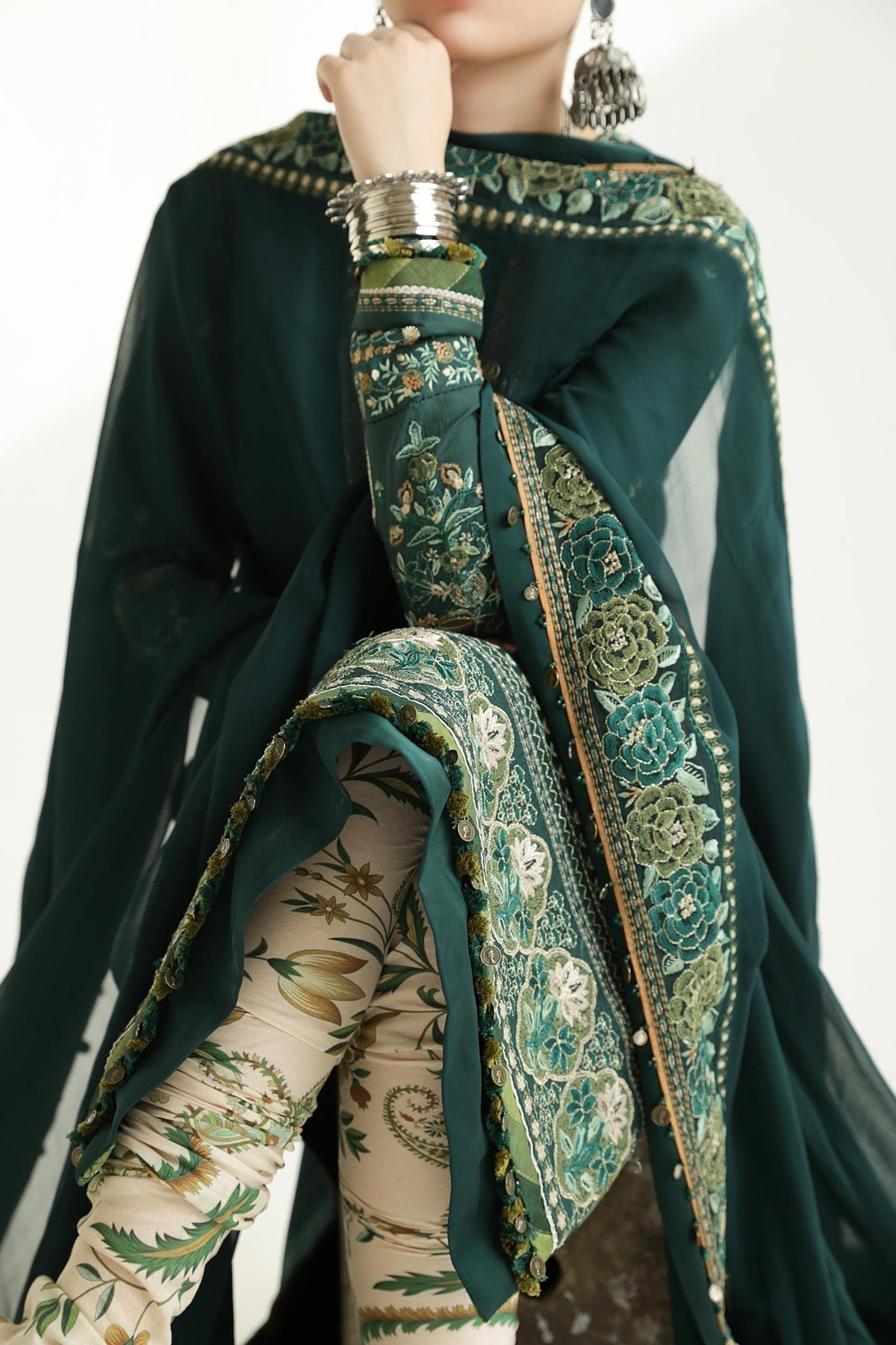Zara Shahjahan | Luxury Lawn 24 | PARSA-9B - House Of Hania