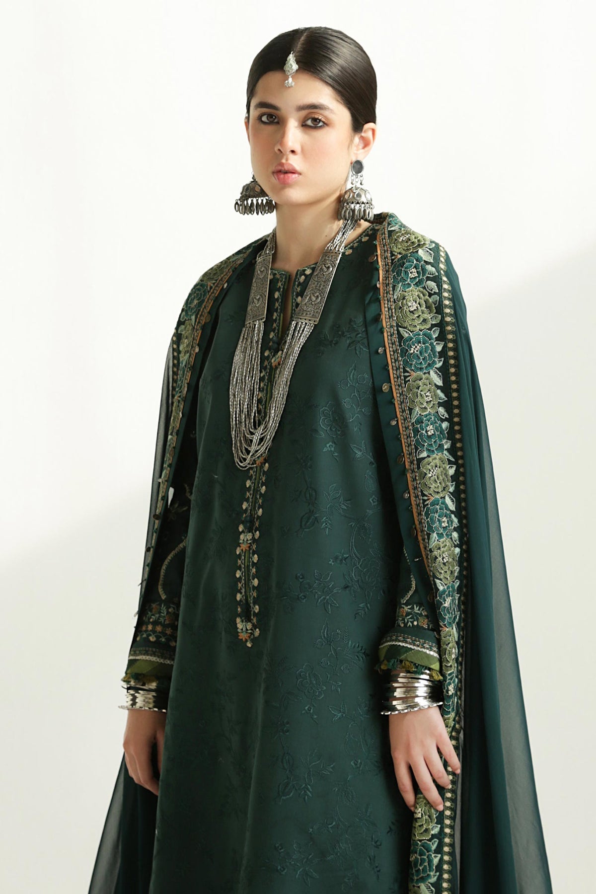 Zara Shahjahan | Luxury Lawn 24 | PARSA-9B - House Of Hania
