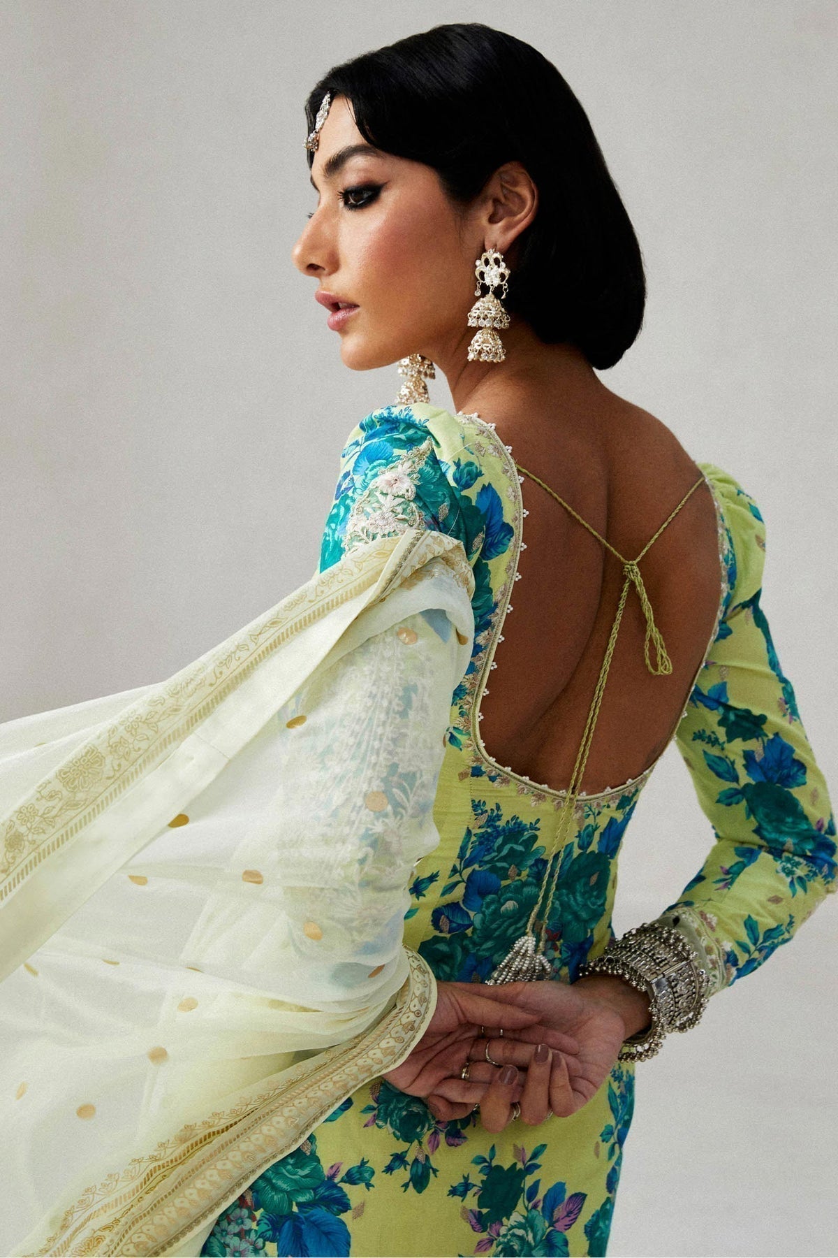 Zara Shahjahan | Luxury Lawn 24 | PHOOL KARI-13A - House Of Hania