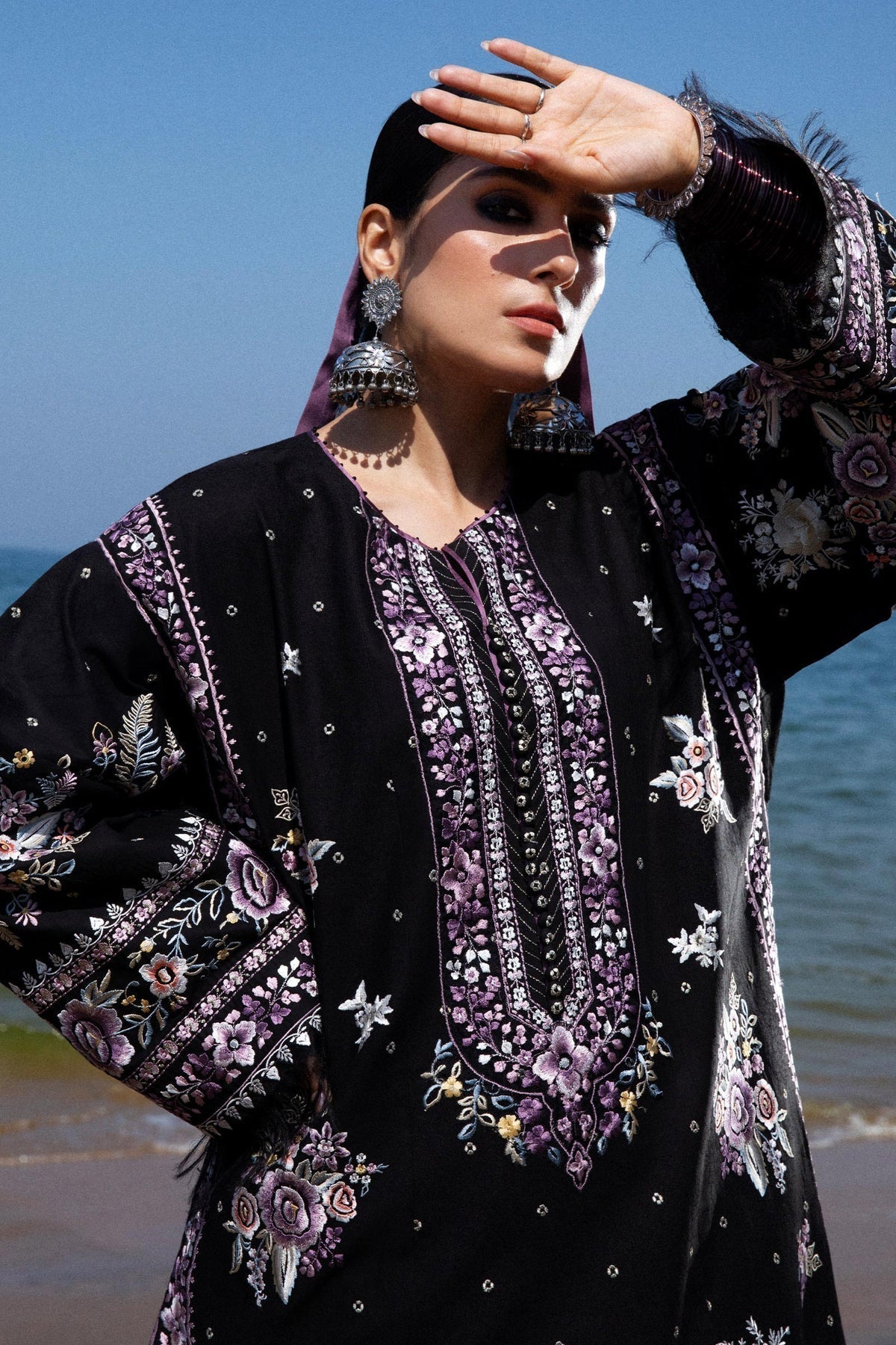 Zara Shahjahan | Luxury Lawn 24 | SIFFA-4B - House Of Hania