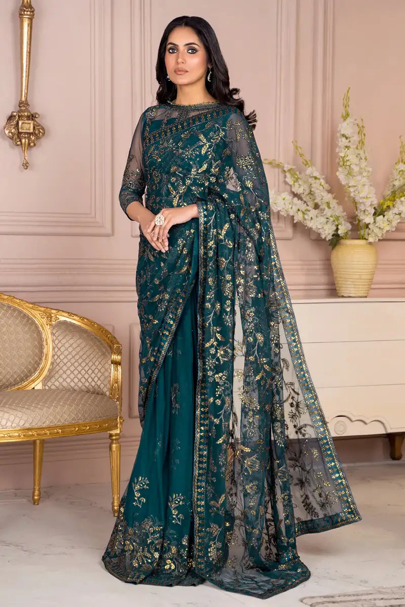 Zarif | Afreen Formals | ZA 01 EVERGREEN - House Of Hania