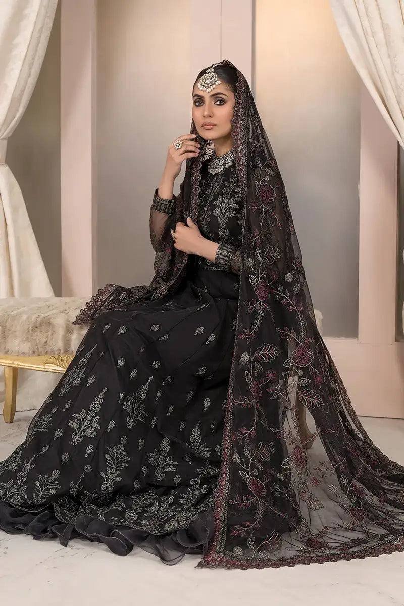 Zarif | Afreen Formals | ZA 03 Black AFFAIR - House Of Hania