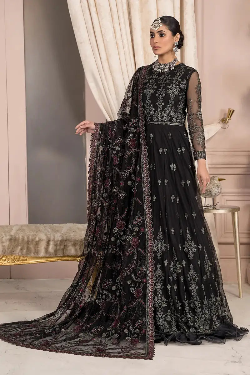 Zarif | Afreen Formals | ZA 03 Black AFFAIR - House Of Hania