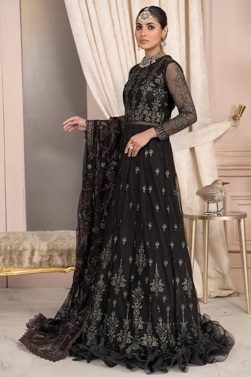 Zarif | Afreen Formals | ZA 03 Black AFFAIR - House Of Hania