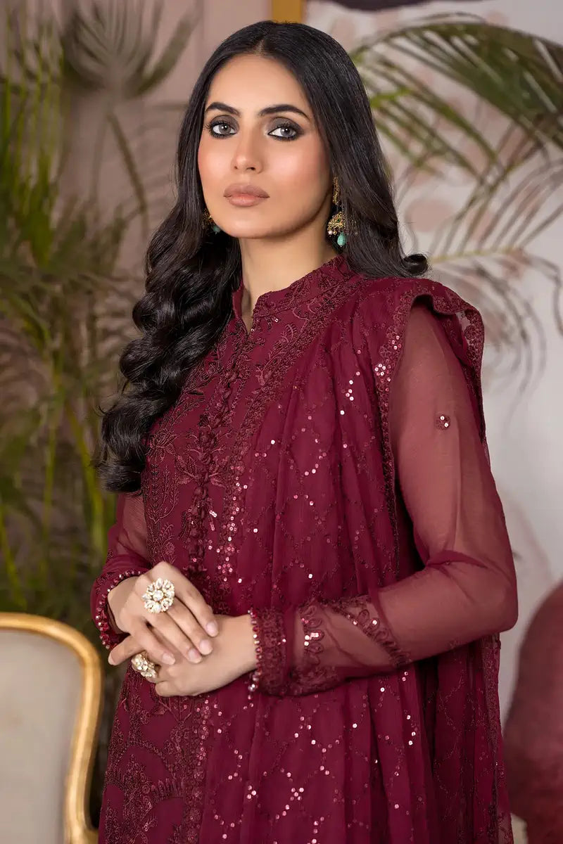 Zarif | Afreen Formals | ZA 04 MULBERRY - House Of Hania