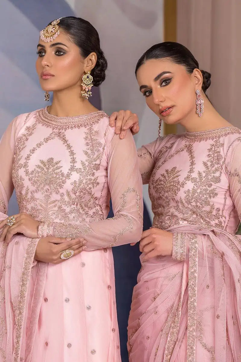 Zarif | Afreen Formals | ZA 06 FRENCH ROSE - House Of Hania
