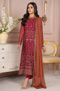 Zarif | Afreen Formals | ZA 08 GARNET - House Of Hania