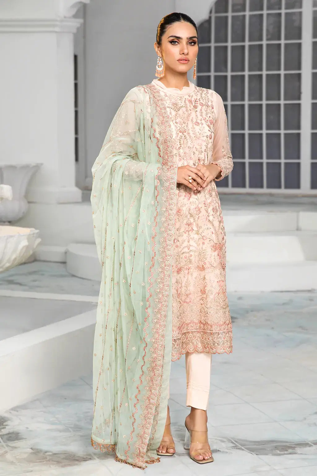 Zarif | DE LUXURY Formals | CORAL - House Of Hania