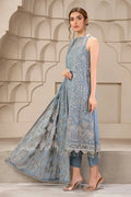 Zarif | Falak Formals | ZF 05 BLUE BELL - House Of Hania