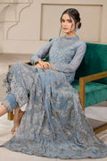 Zarif | Falak Formals | ZF 05 BLUE BELL - House Of Hania