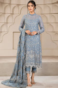 Zarif | Falak Formals | ZF 05 BLUE BELL - House Of Hania