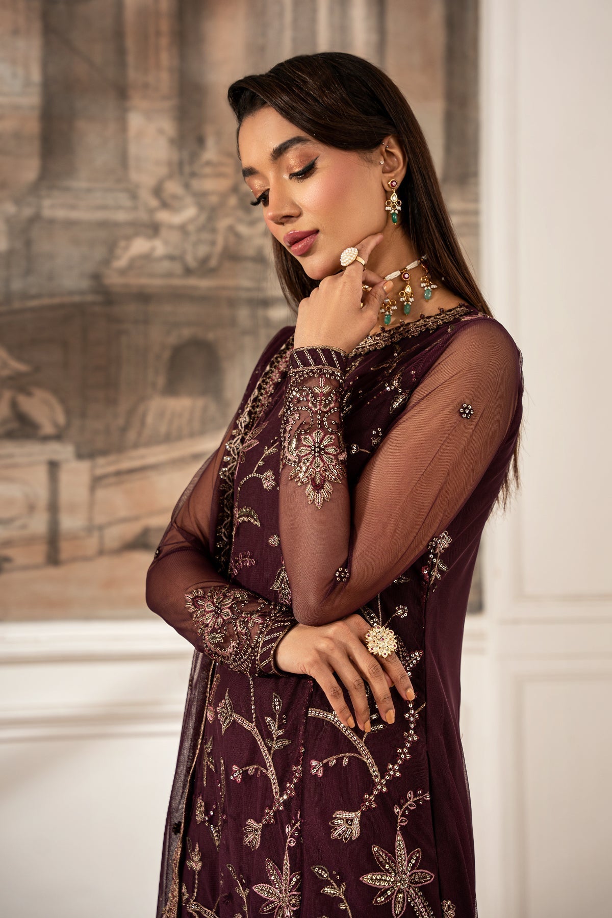 Zarif | Formal Edit 25 | ZFE-06 DAHLIA - House Of Hania