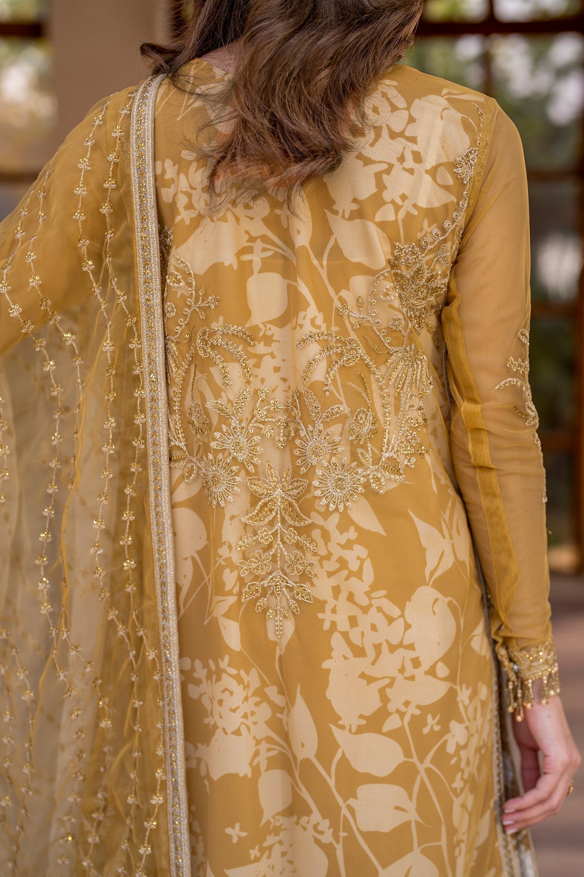 Zarif | Iris Printed Embroidered Edit 24 |MARIGOLD - House Of Hania