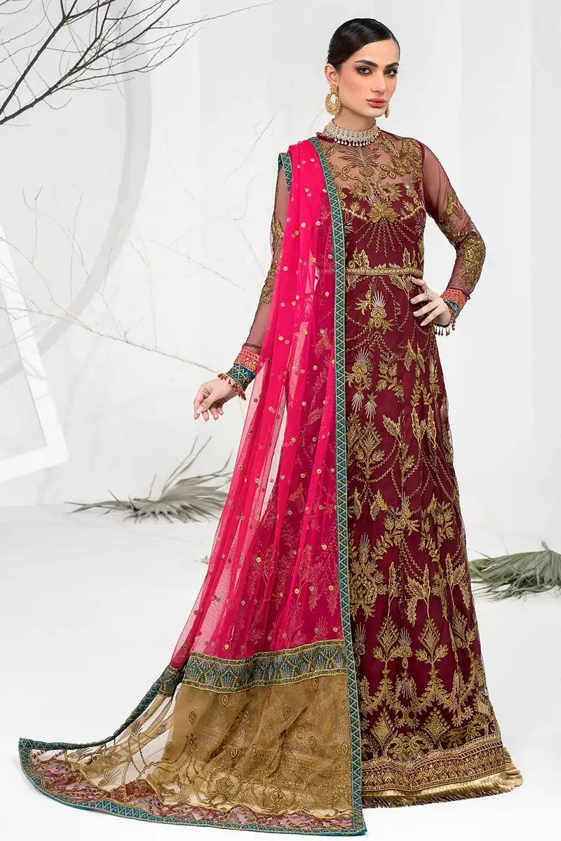Zarif | LA CELESTE LUXURY Formals | ZLC 04 BURNT ROSE - House Of Hania