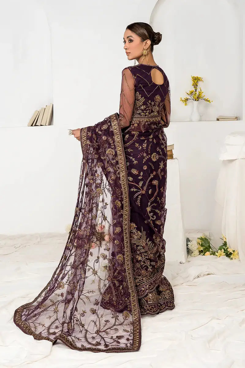 Zarif | LA CELESTE LUXURY Formals | ZLC 06 LAVENDER - House Of Hania