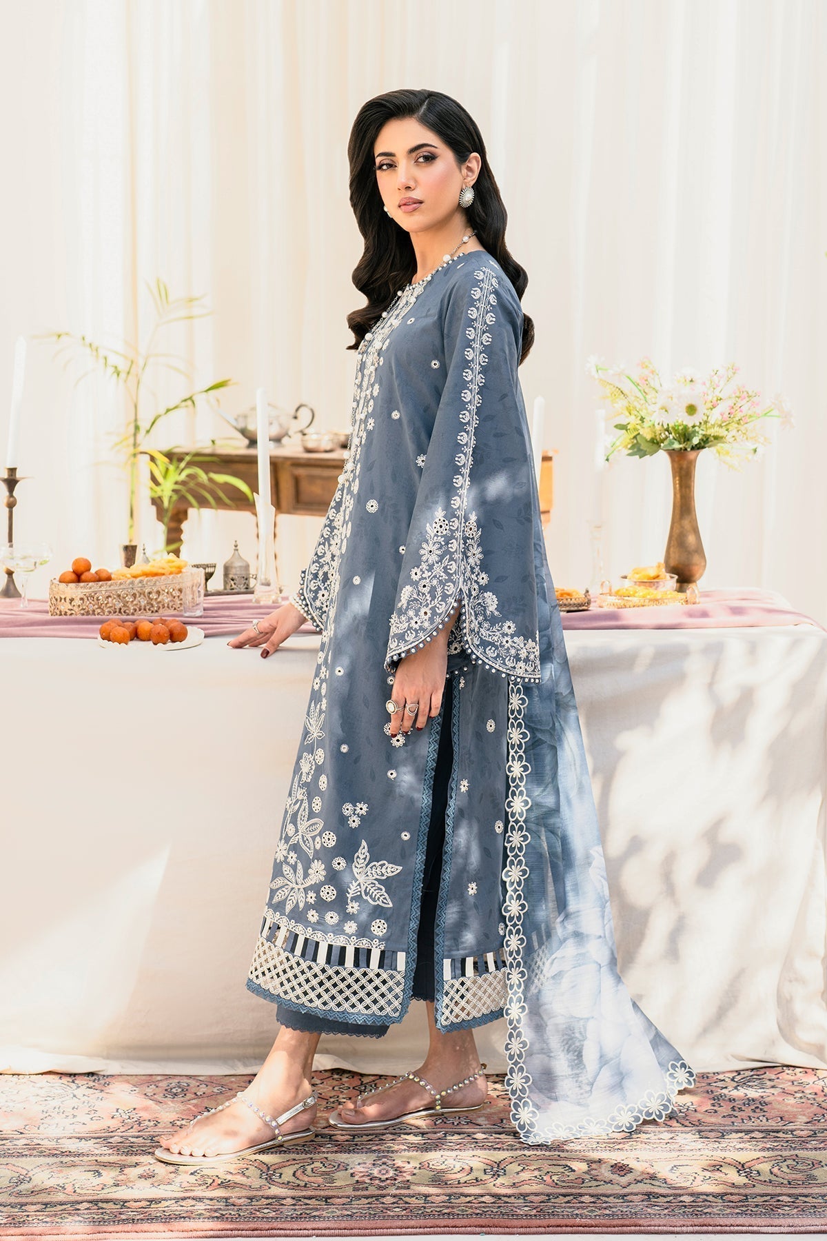 Zarif | Lamhay Luxury Eid Lawn 25 | 06 SAFAH - House Of Hania