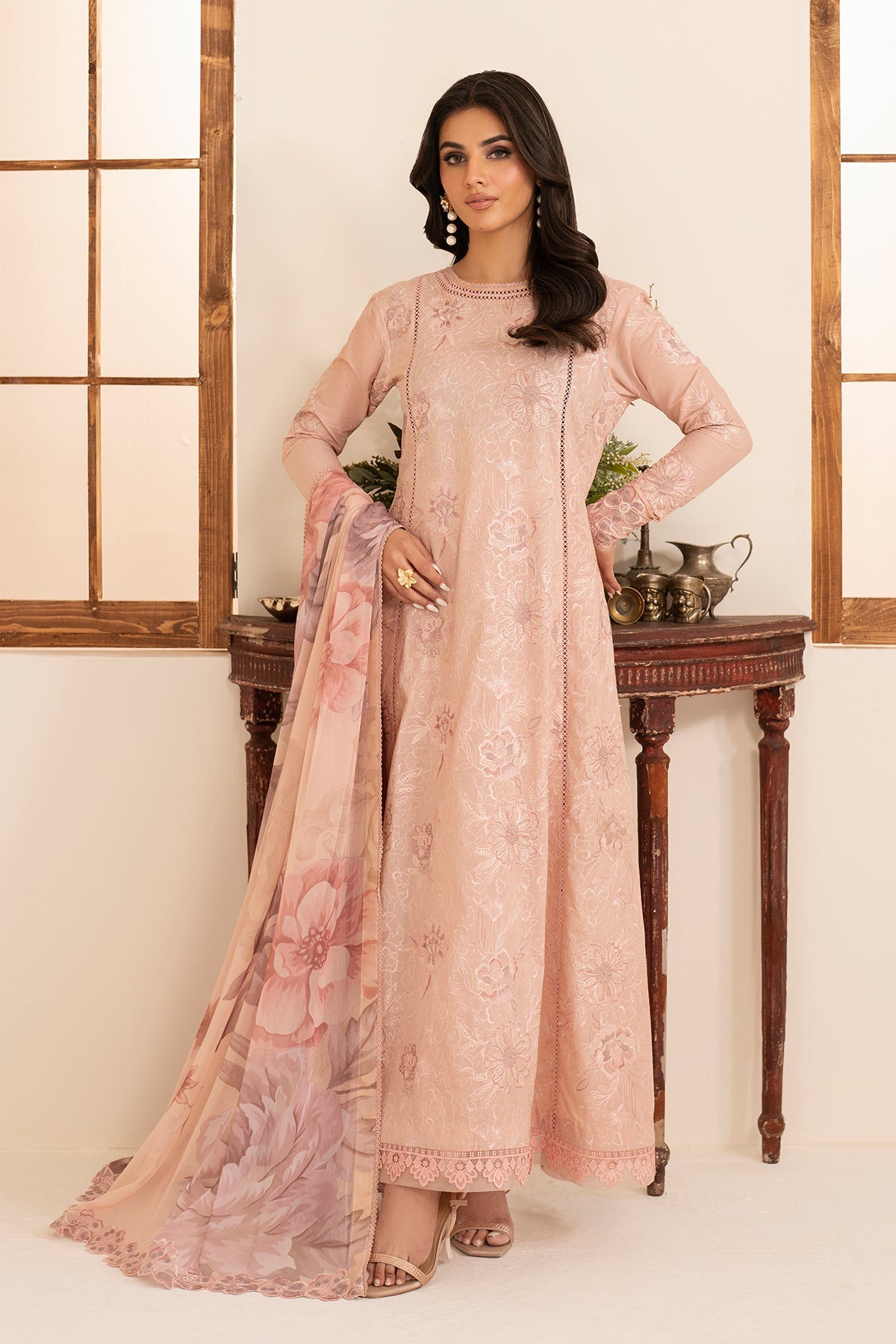 Zarif | Lamhay Luxury Eid Lawn 25 | 10 AREEBAH - House Of Hania