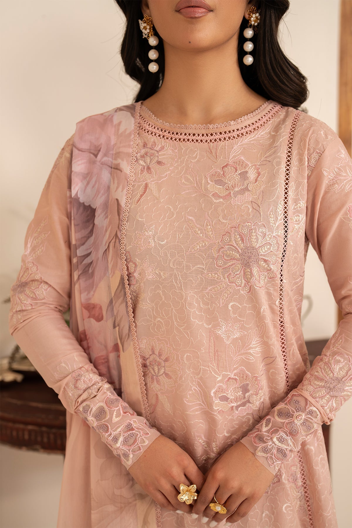 Zarif | Lamhay Luxury Eid Lawn 25 | 10 AREEBAH - House Of Hania