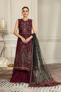 Zarif | Mehroz Formals | Berry Wood - House Of Hania