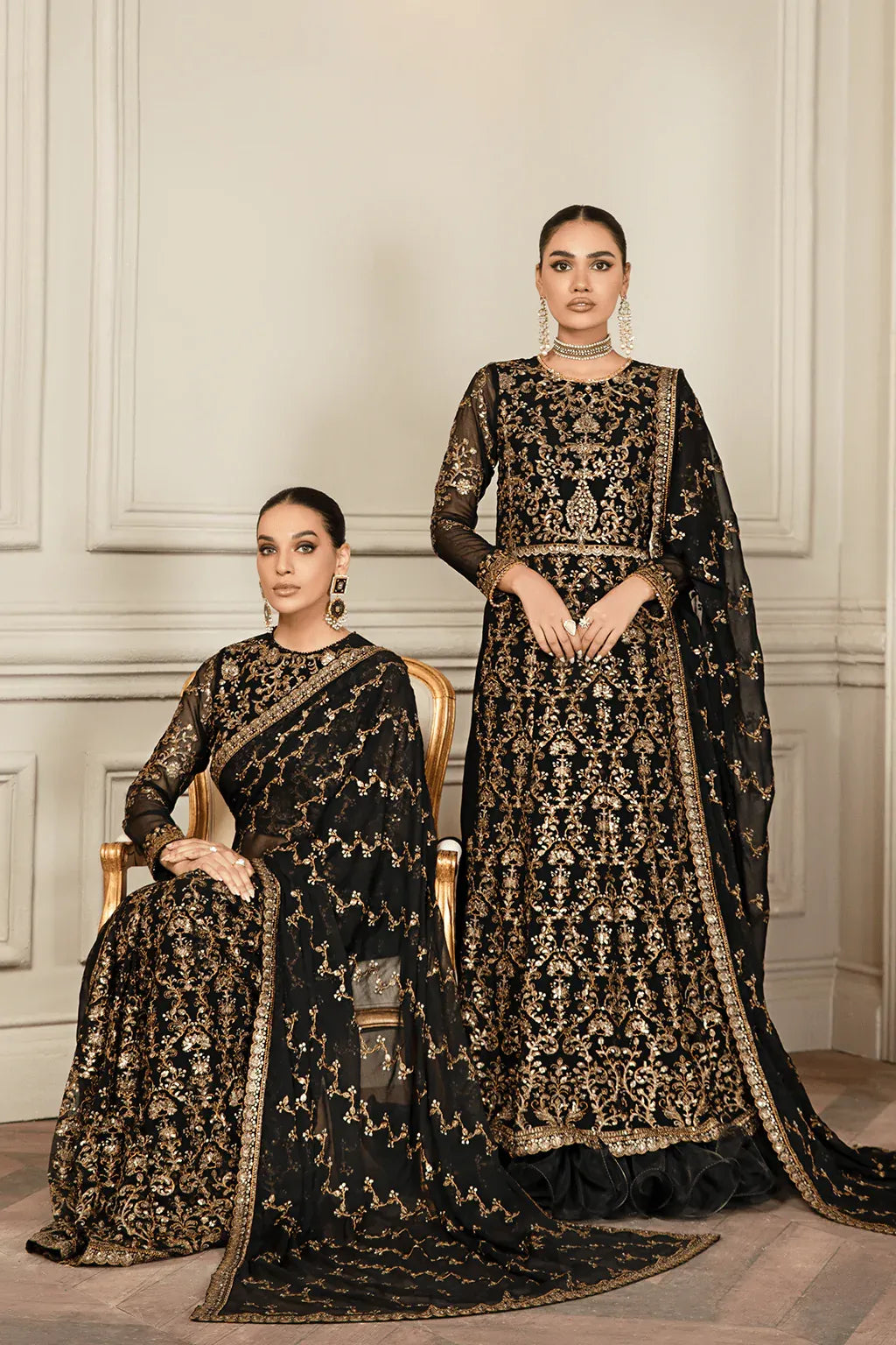 Zarif | Mehroz Formals | Black Ruby - House Of Hania