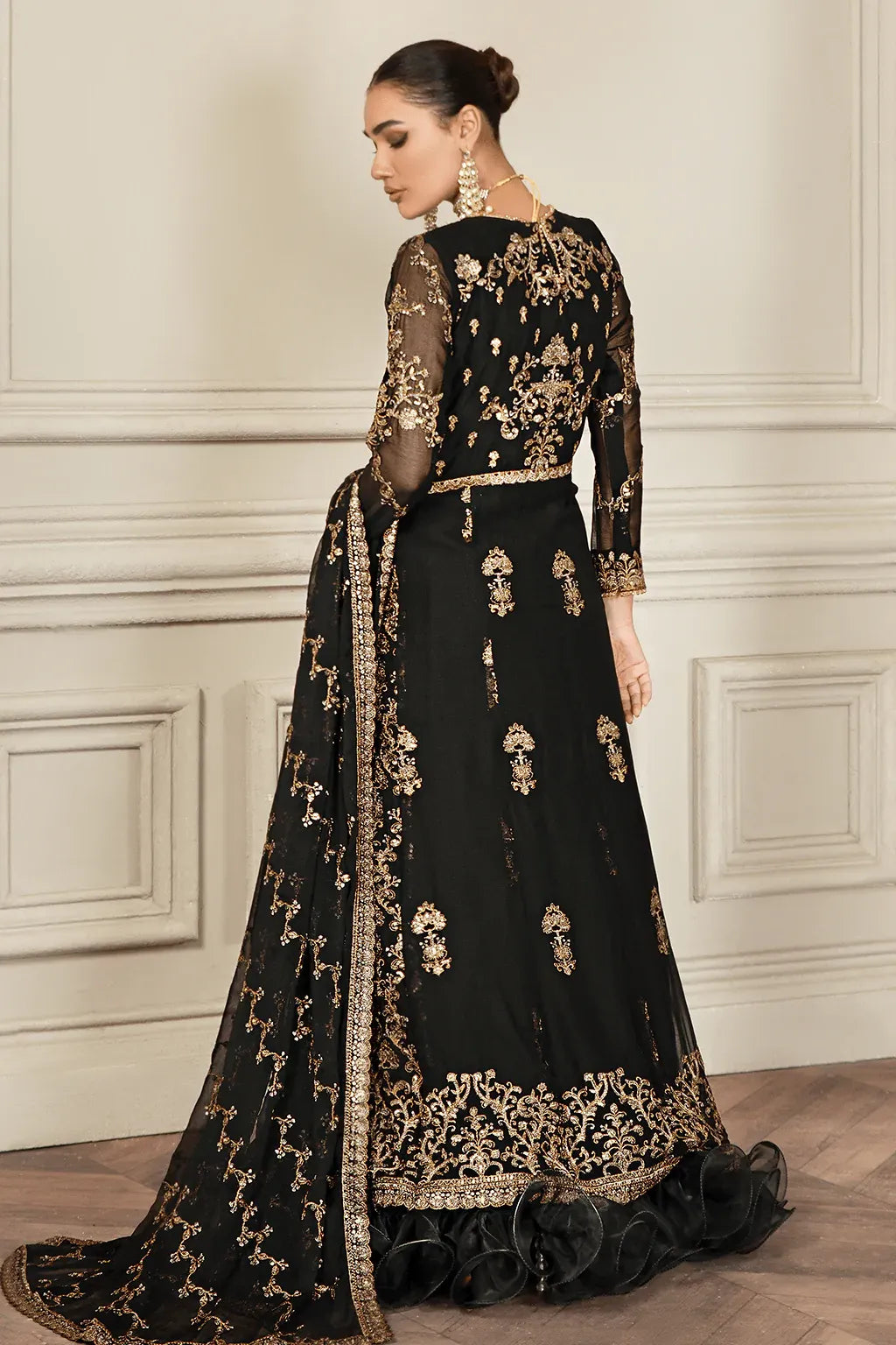 Zarif | Mehroz Formals | Black Ruby - House Of Hania