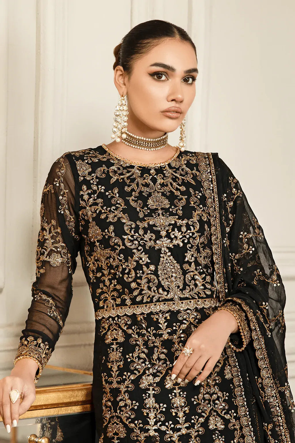 Zarif | Mehroz Formals | Black Ruby - House Of Hania