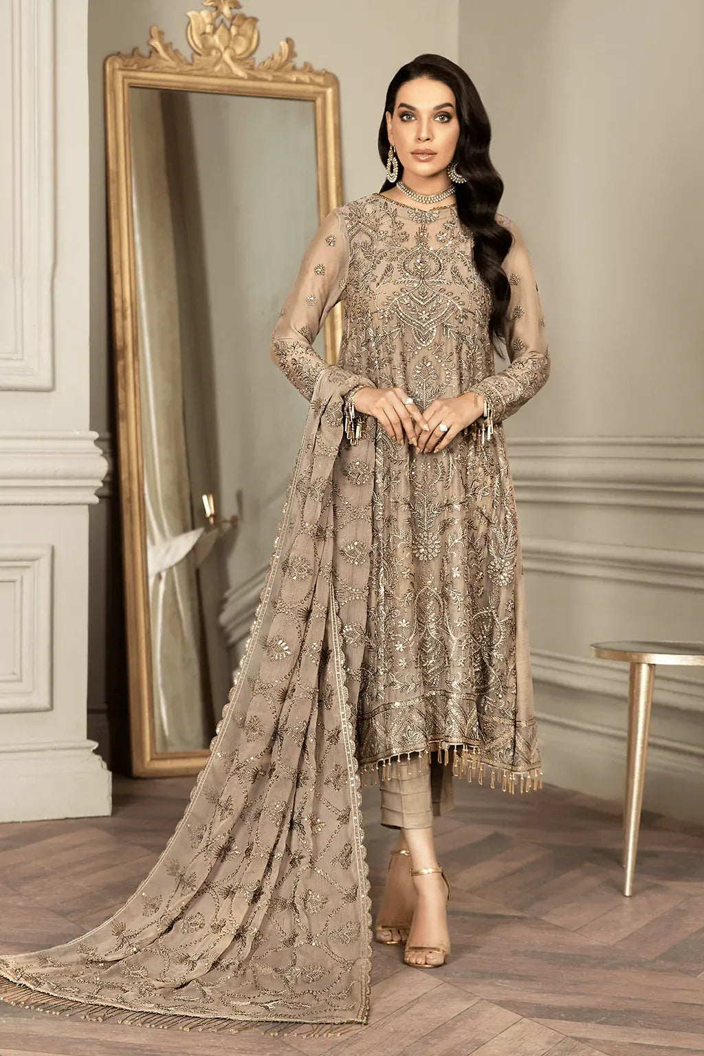 Zarif | Mehroz Formals | LIME STONE - House Of Hania