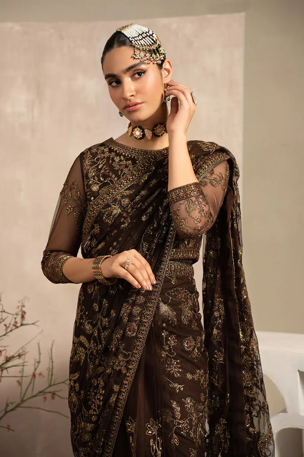 Zarif | Naqsh Festive Formals 23 | ZRN 01 SIYAH - House Of Hania