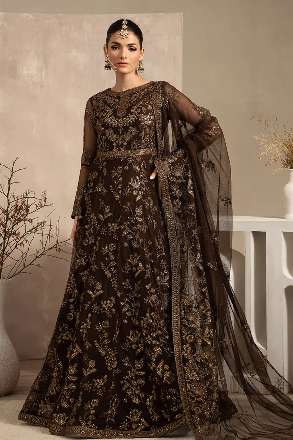 Zarif | Naqsh Festive Formals 23 | ZRN 01 SIYAH - House Of Hania