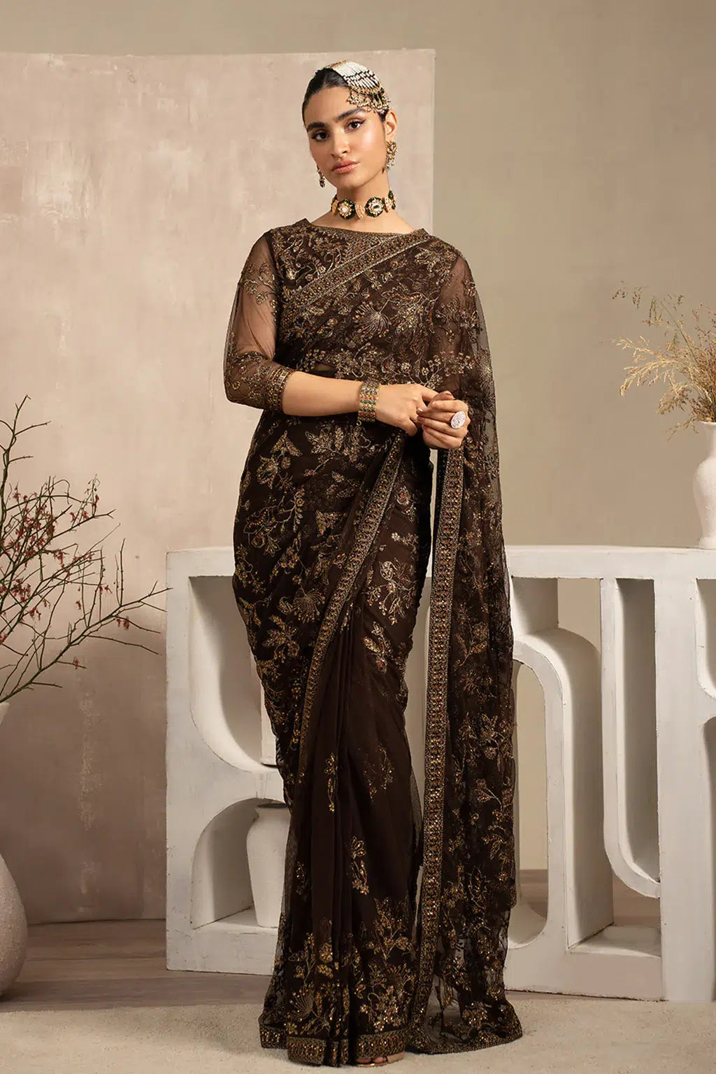 Zarif | Naqsh Festive Formals 23 | ZRN 01 SIYAH - House Of Hania